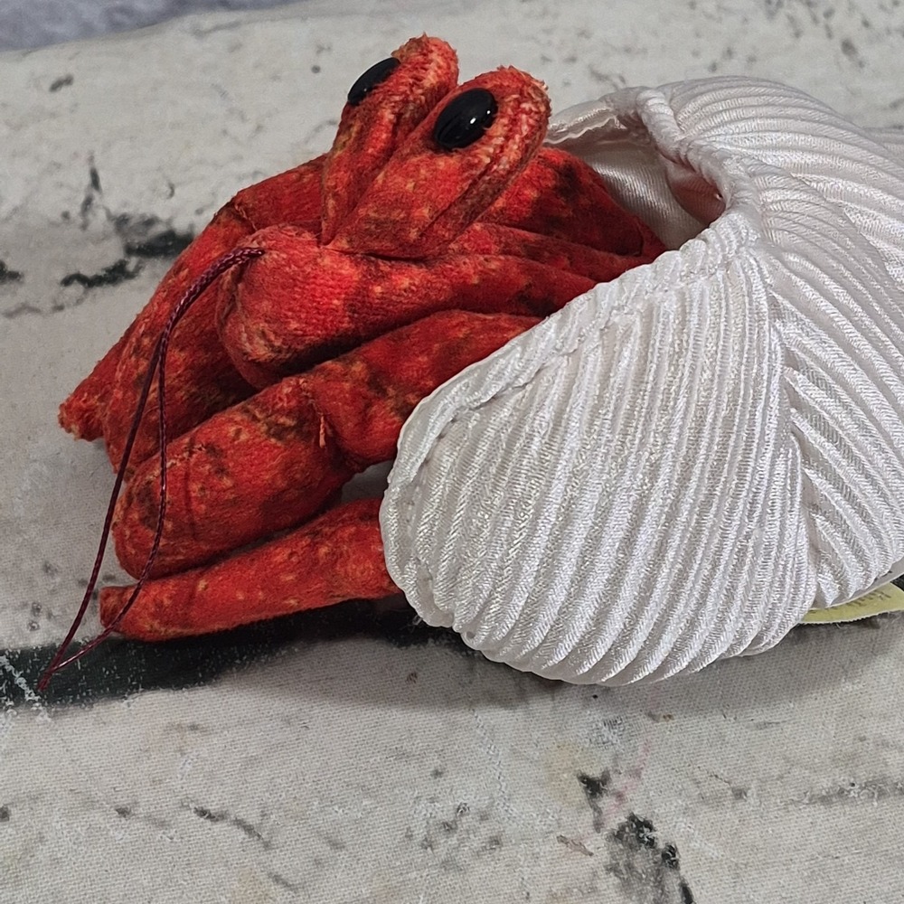Folkmanis Mini Hermit Crab Plush Hand Puppet Sea Life Theater Pretend Play - Picture 3 of 5